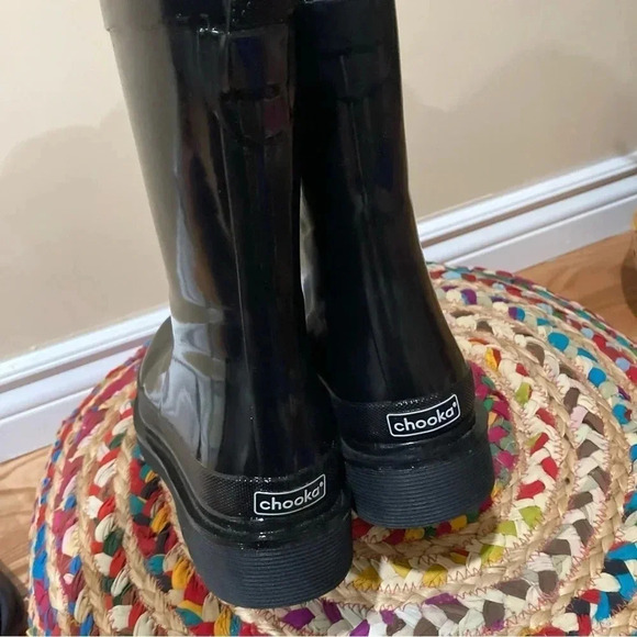 NEW Chooka black rain  boots - Picture 2 of 5